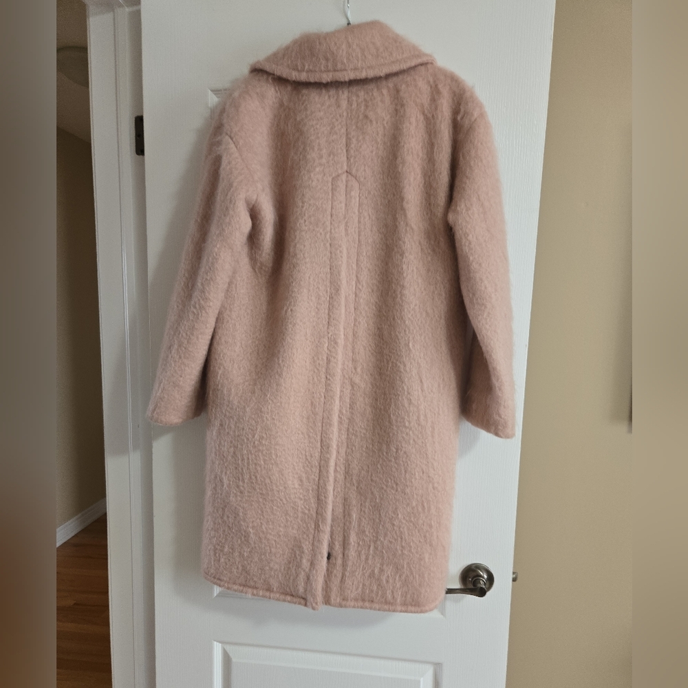 Elegant Pink Women's Coat - Picture 8 of 14
